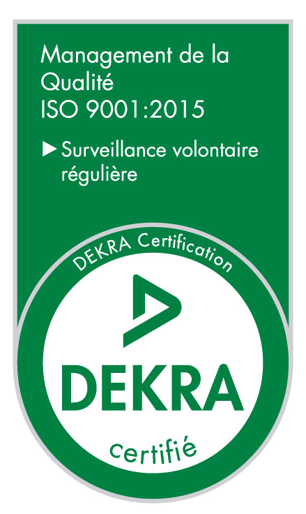 DEKRA certifié ISO 9001:2015